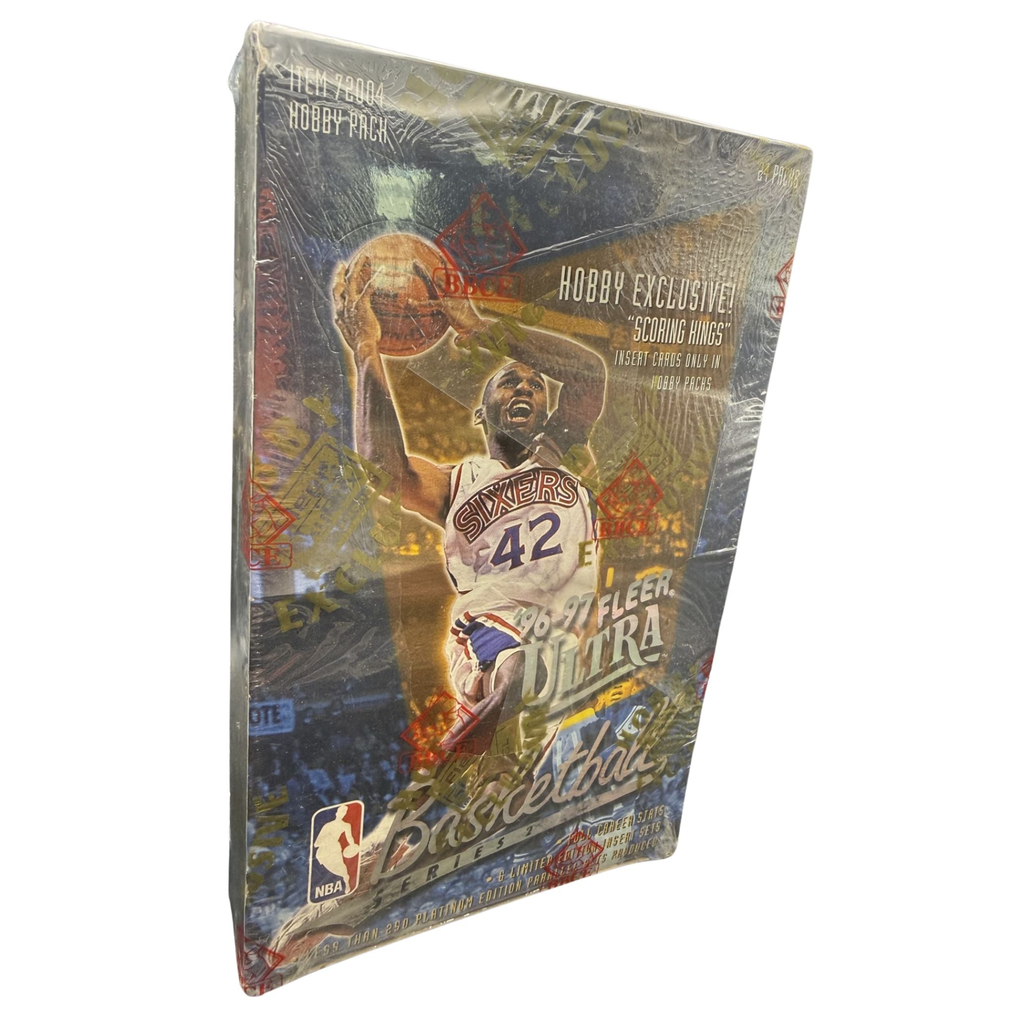 1996/97 Fleer Ultra Series 2 Basketball Hobby Box - Image 1