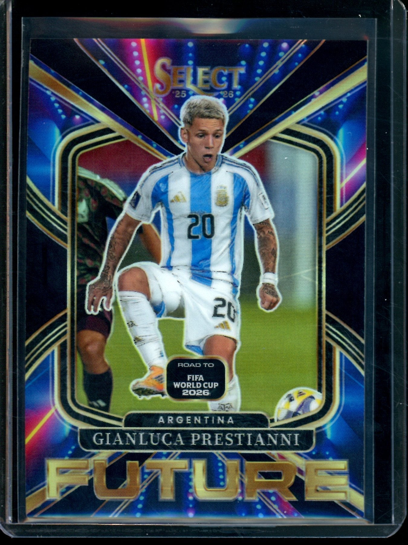 2026 Panini Select Gianluca Prestianni Future 1/1 Argentina - Image 1