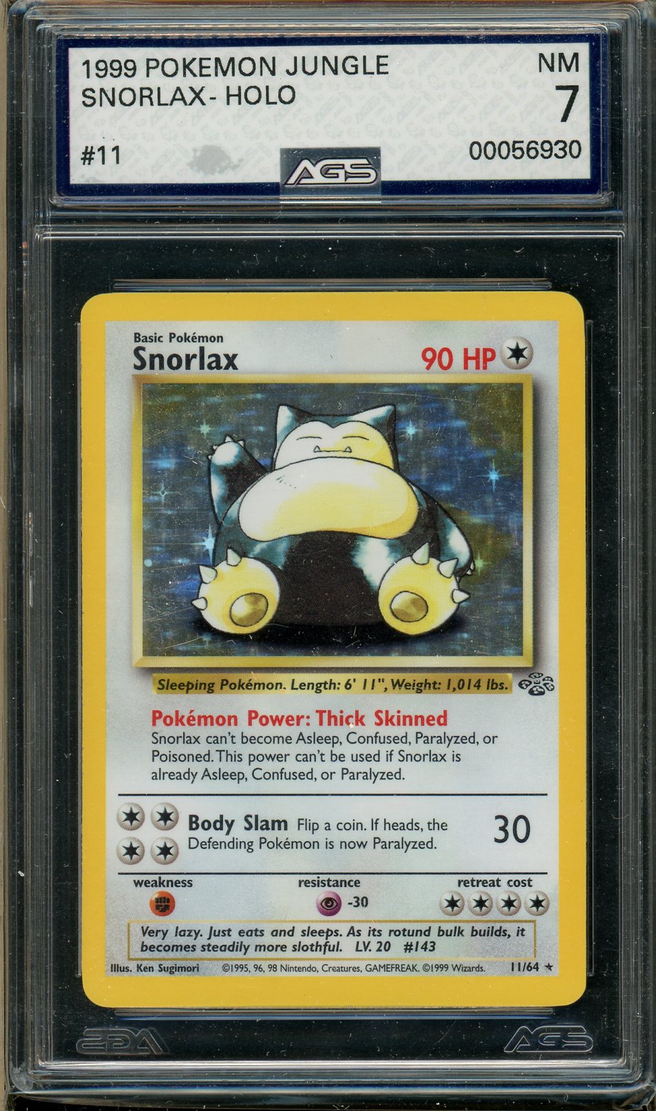 AGS (NM 7) Snorlax #11 - Jungle (#00056930) - Image 1