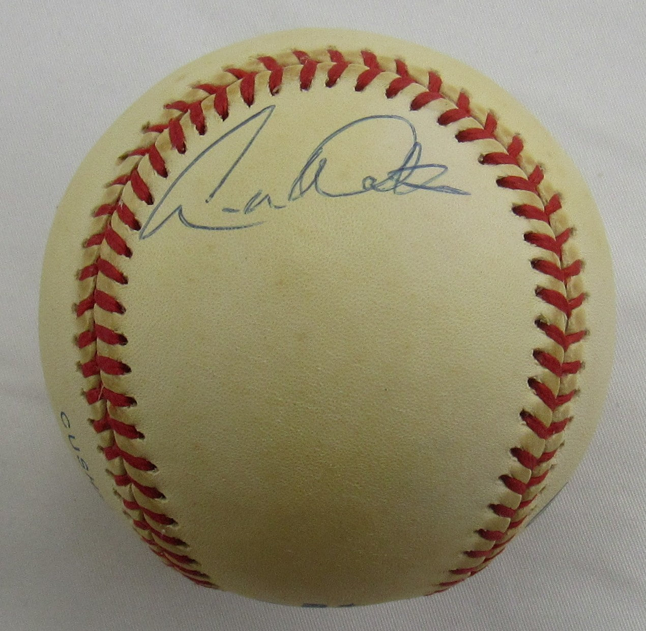 Allen Watson Signed Auto Rawlings Baseball B166 - Image 1