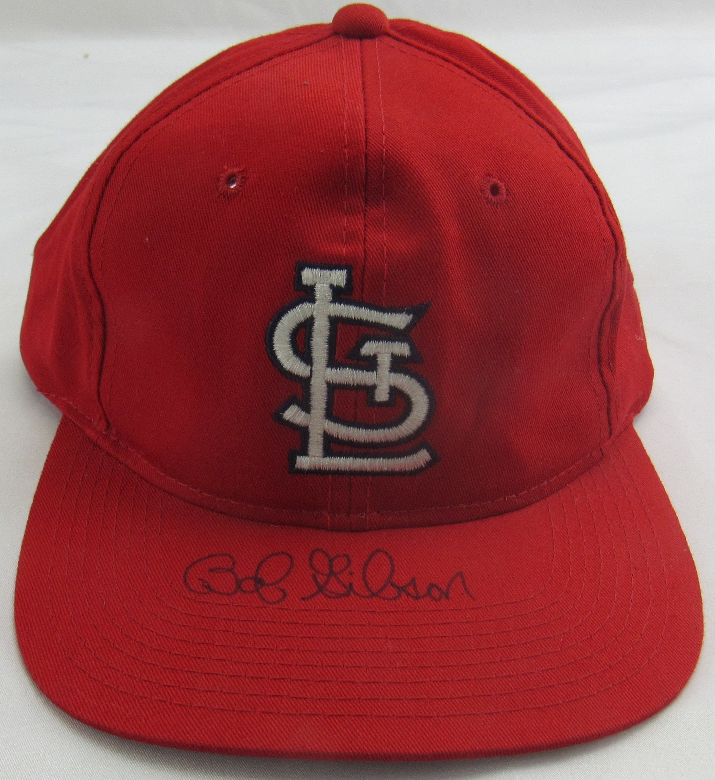 Bob Gibson Signed Auto Cardinals Baseball Hat JSA CH61710 - Image 1
