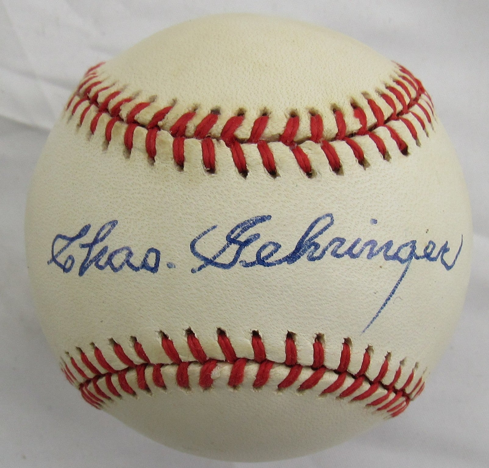 Charlie Gehringer Signed Rawlings Baseball JSA B20460 B20257 - Image 1