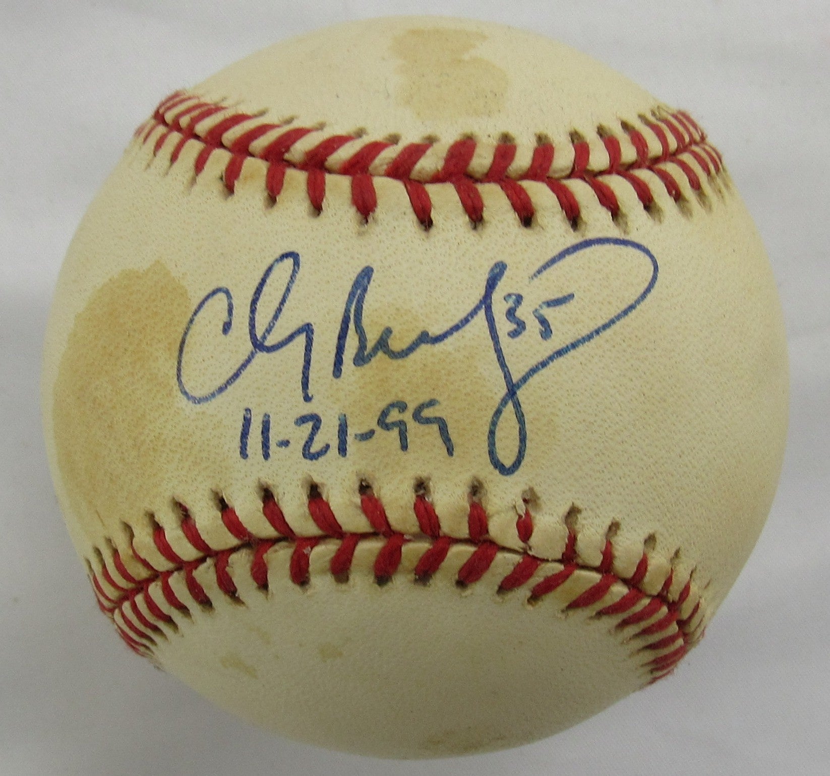 Clay Bellinger Signed Auto Rawlings Baseball B170 - Image 1