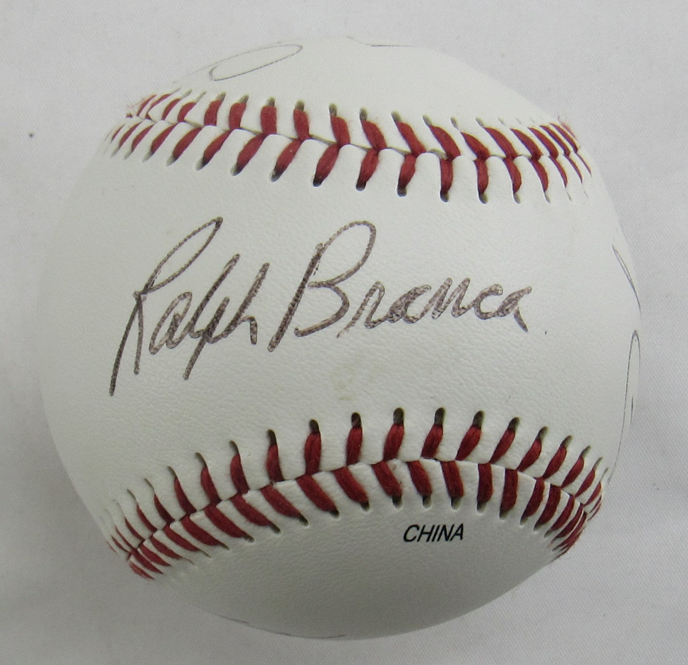 Darryl Strawberry Ed Kranepool Ron Swoboda Ralph Branca Signed Auto Baseball B171 - Image 1