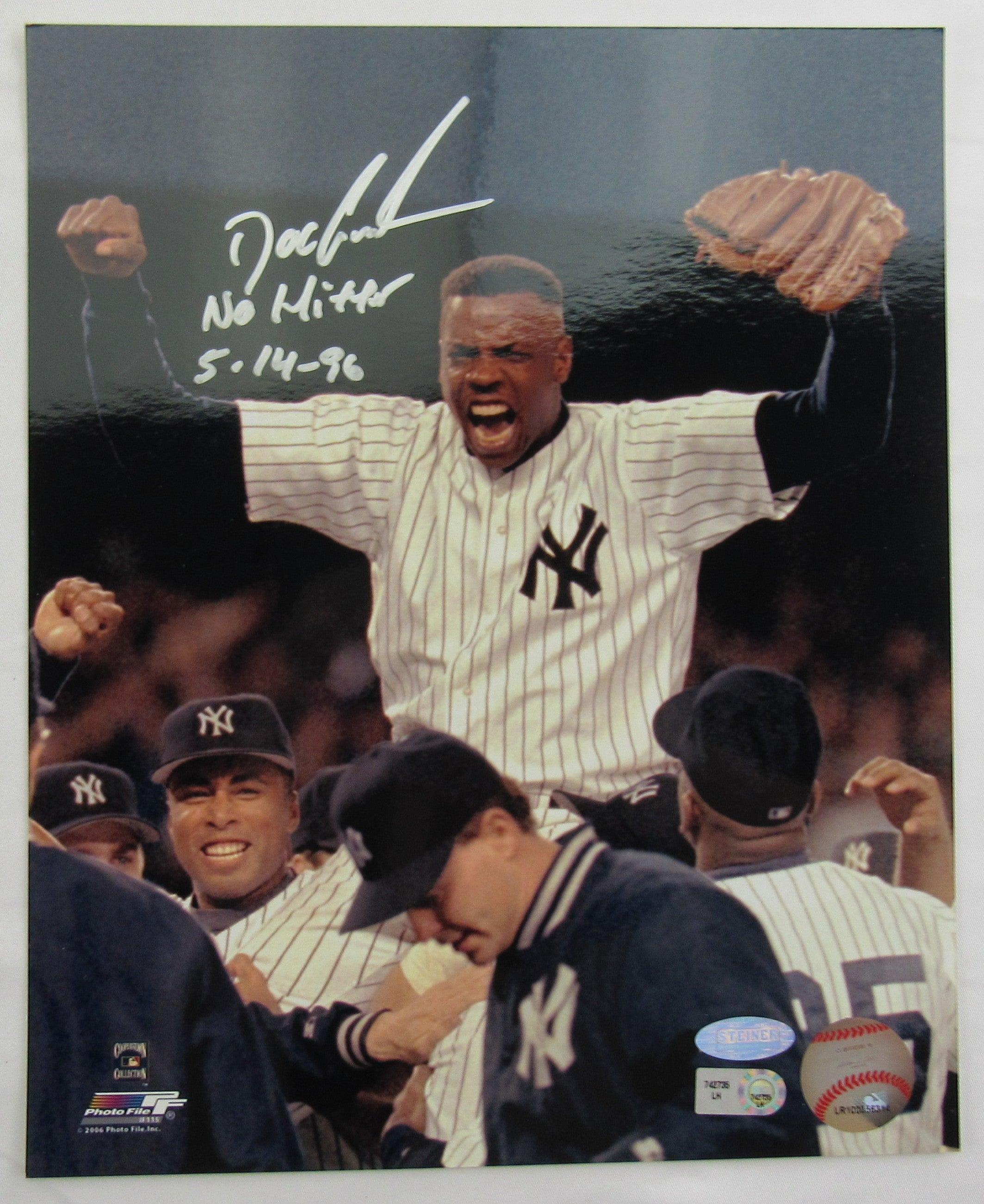 Dwight Gooden Signed Auto 8x10 Photo w/ No Hitter Insc Steiner MLB Hologram - Image 1