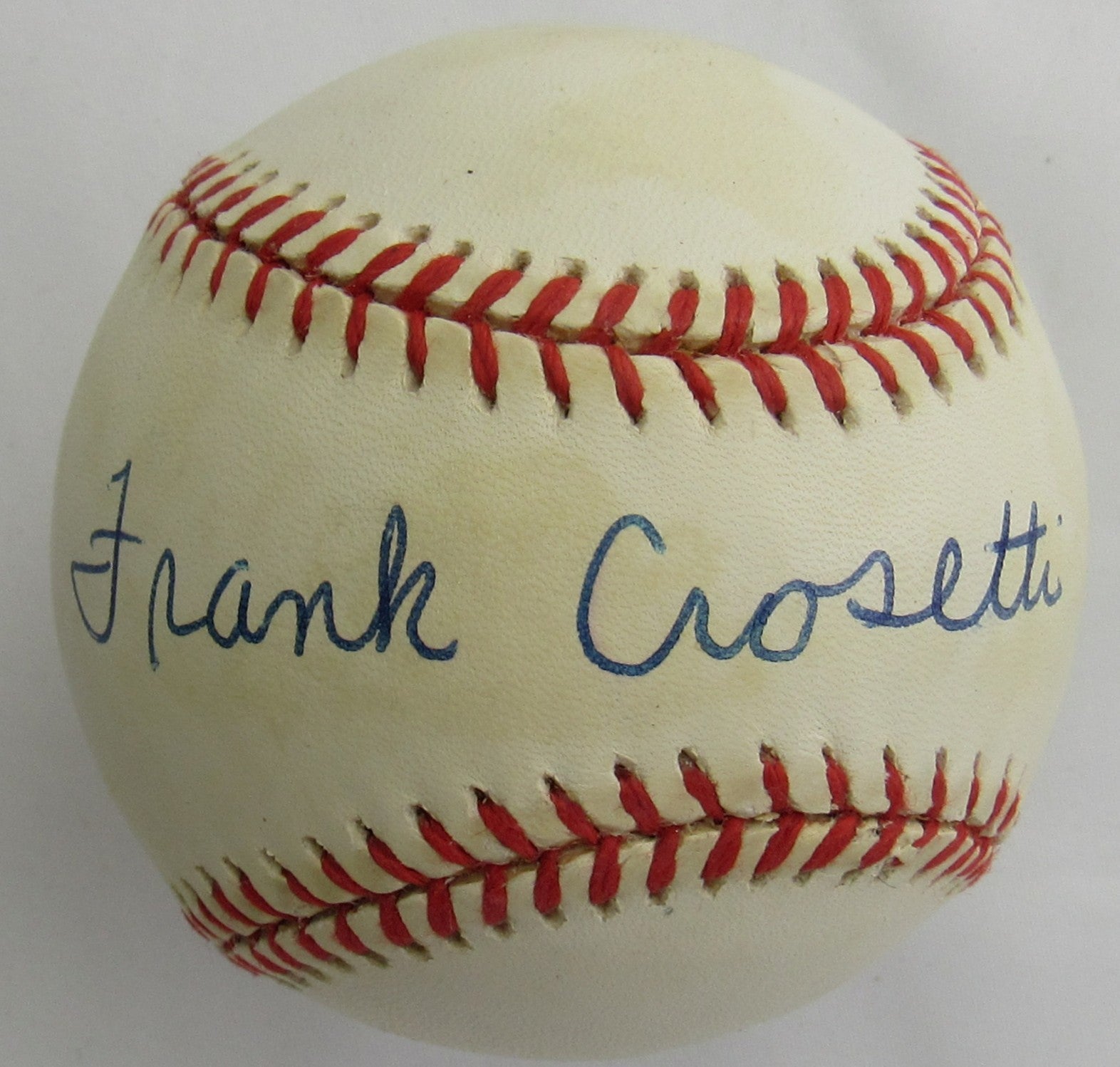 Frank Crosetti Signed Auto Baseball JSA CI59448 - Image 1