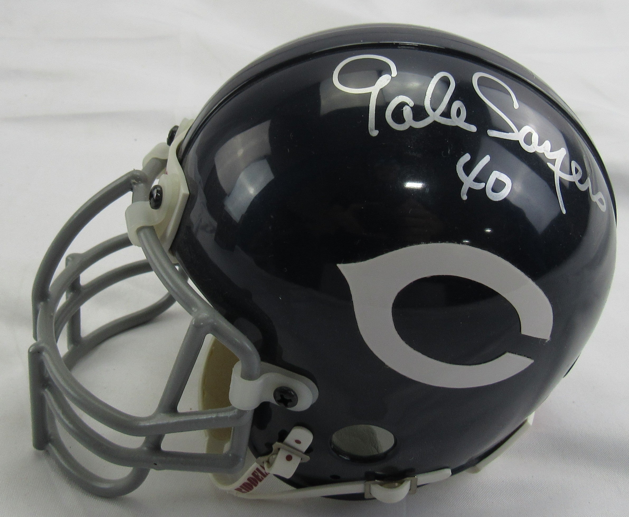 Gale Sayers Signed Auto Bears Mini Helmet JSA CL29268 - Image 1