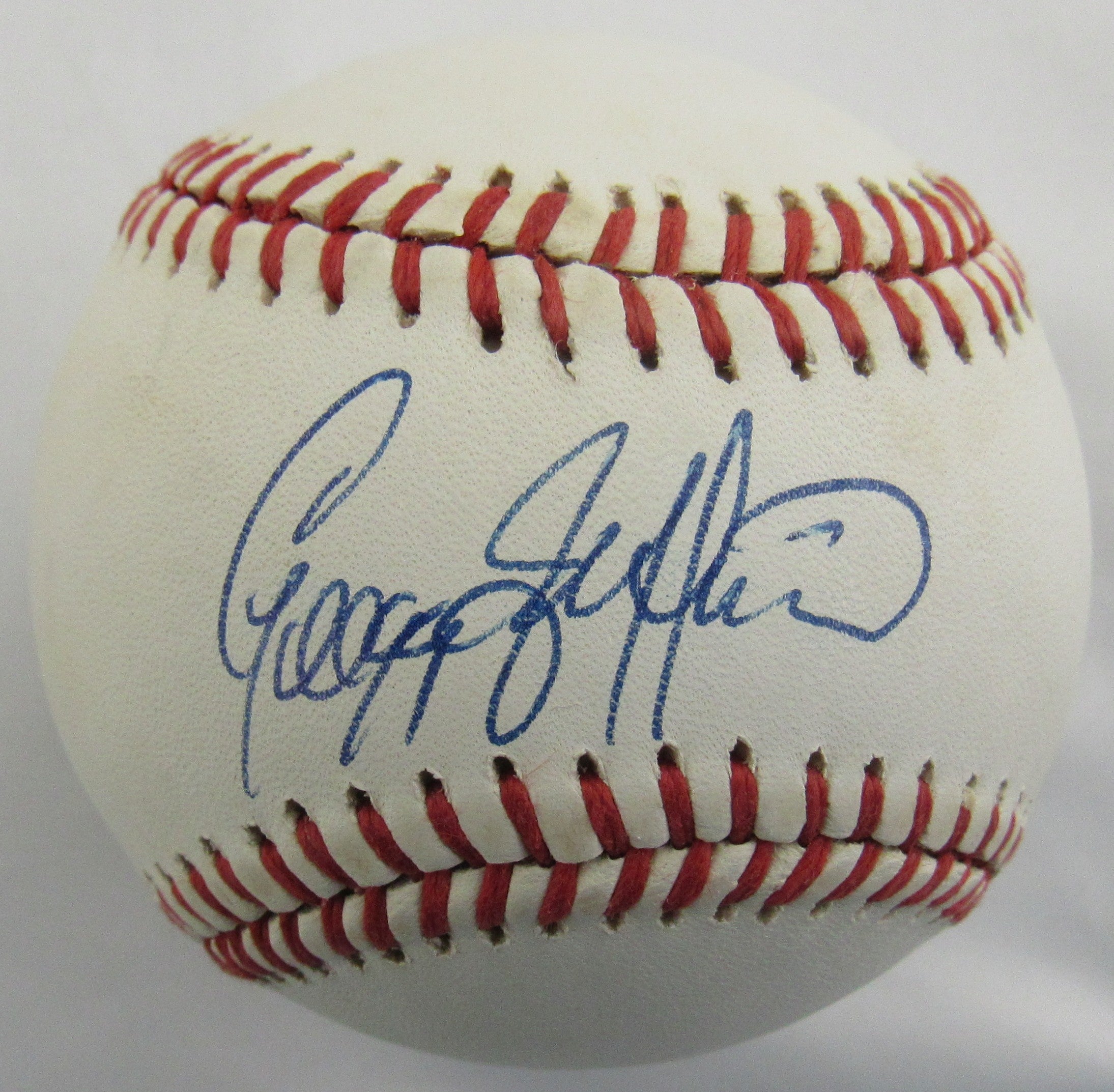 Gregg Jeffries Signed Auto Rawlings Baseball JSA EE30082 - Image 1