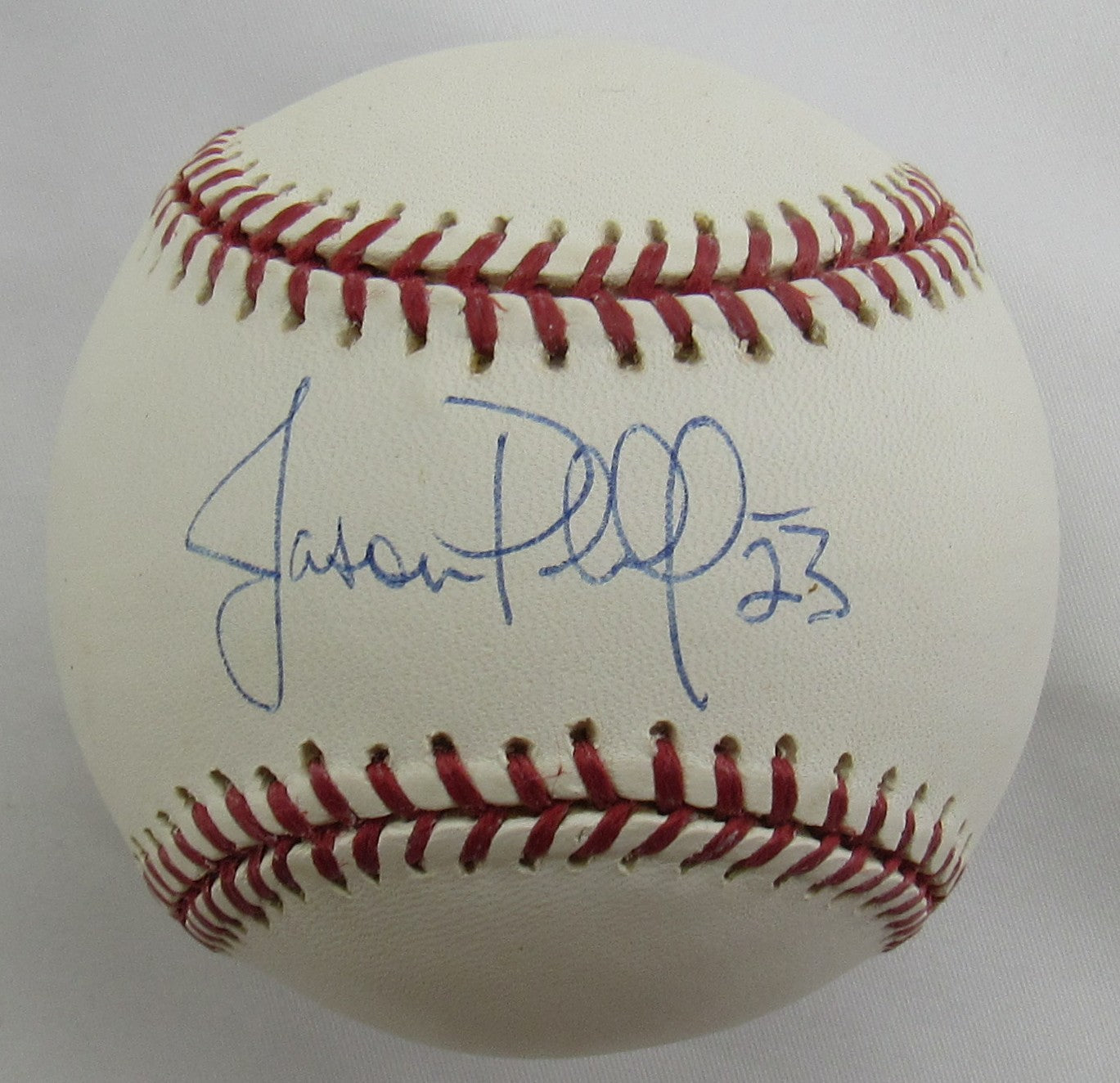 Jason Phillips Signed Auto Rawlings Baseball B165 - Image 1