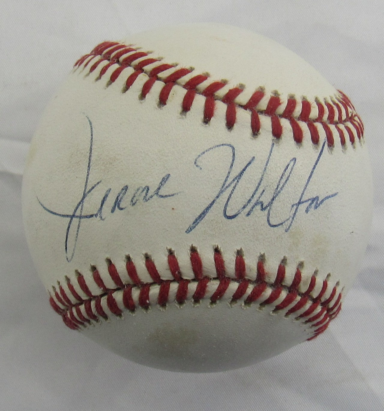 Jerome Walton Signed Auto Rawlings Baseball B160 III - Image 1