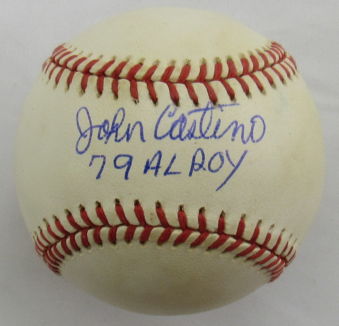 John Castino Signed Auto Rawlings Baseball B163 - Image 1