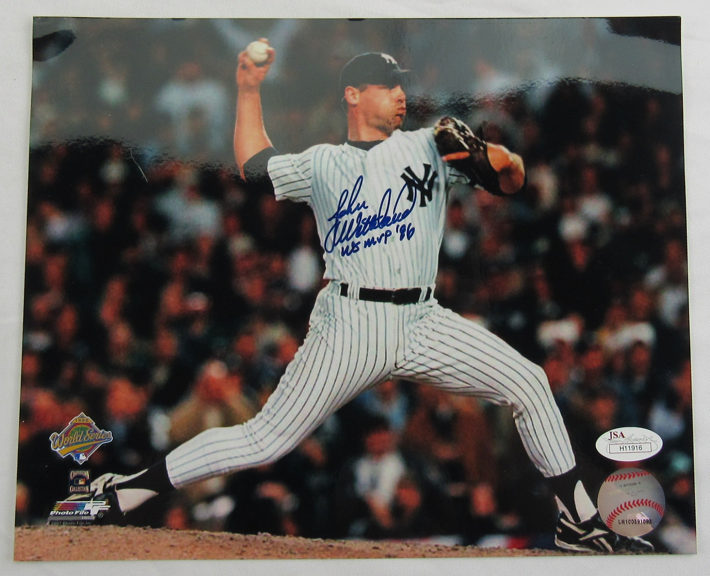 John Wetteland Signed Auto 8x10 Photo JSA H11916 - Image 1