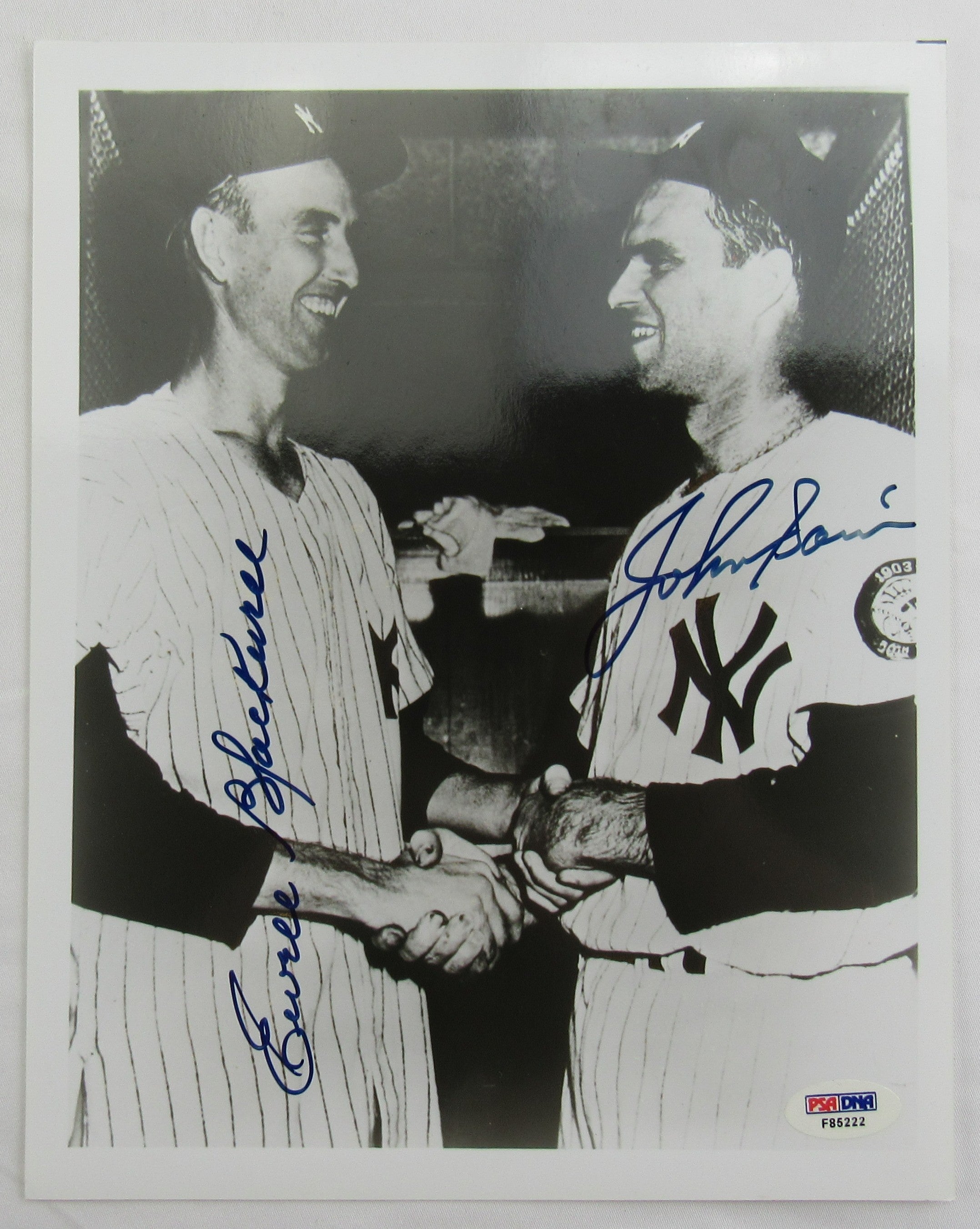 Johnny Sain Ewell Blackwell Signed Auto 8x10 Photo PSA/DNA F85222 - Image 1