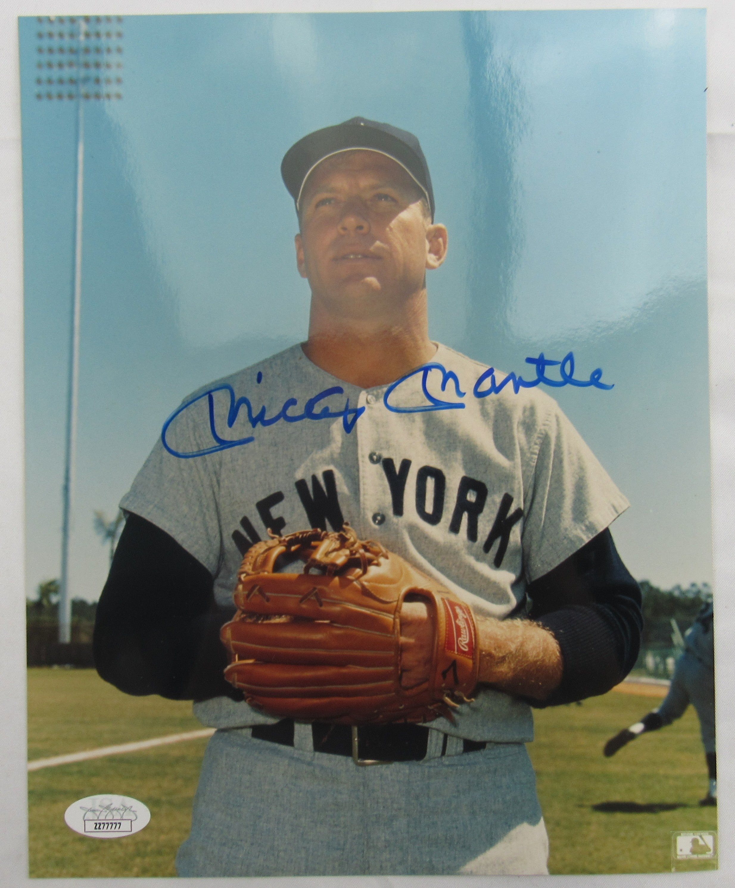 Mickey Mantle Signed Auto 8x10 Photo JSA LOA ZZ77777 - Image 1