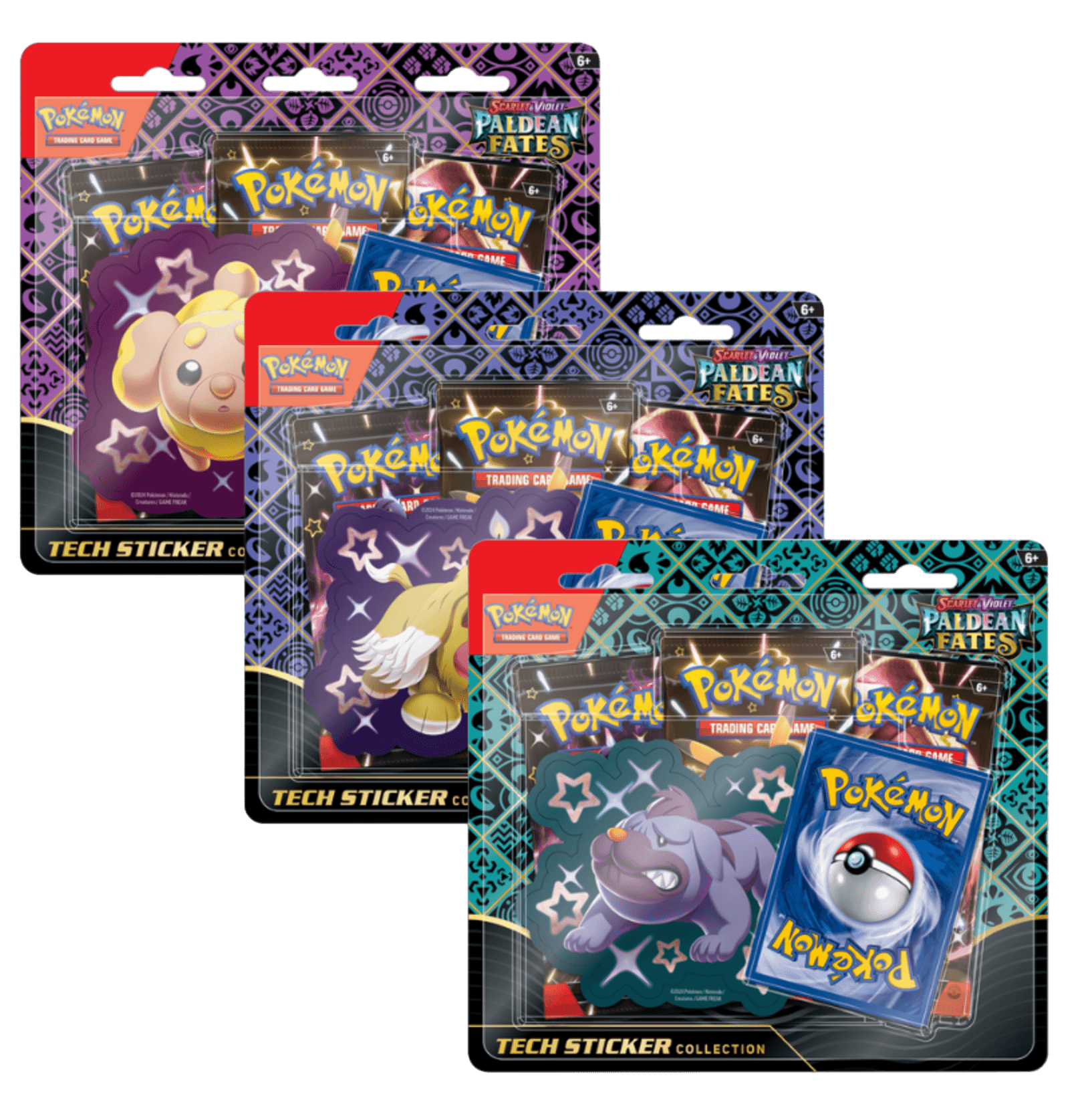 Pokémon TCG: Scarlet & Violet - Paldean Fates - Tech Sticker Collection - Image 1