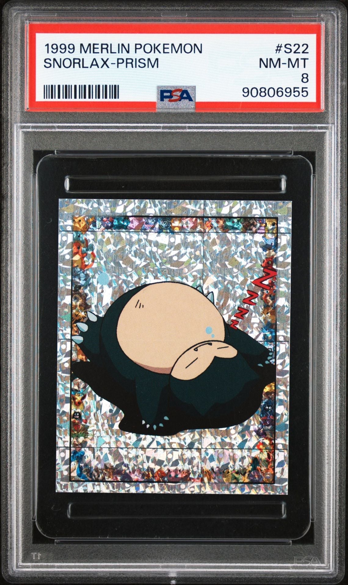 PSA (NM-MT 8) Snorlax - Prism #S22 - Merlin Pokémon (#90806955) - Image 1