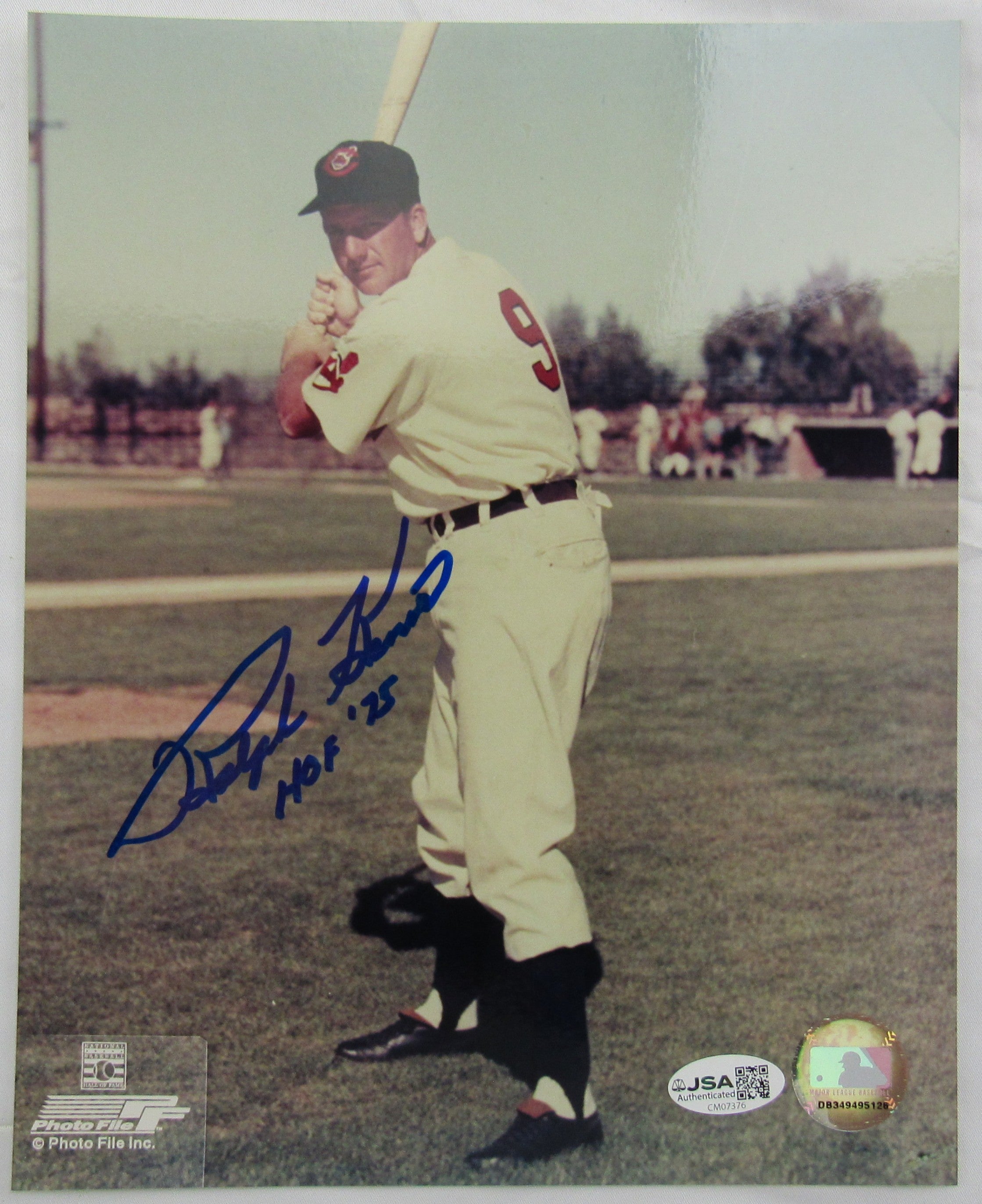 Ralph Kiner Signed Auto 8x10 Photo JSA CM07376 - Image 1
