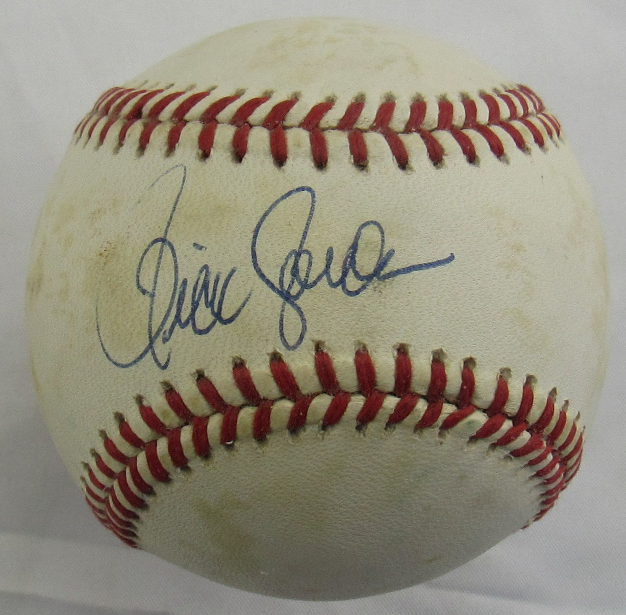 Ricky Jordan Signed Auto Rawlings Baseball B160 II - Image 1