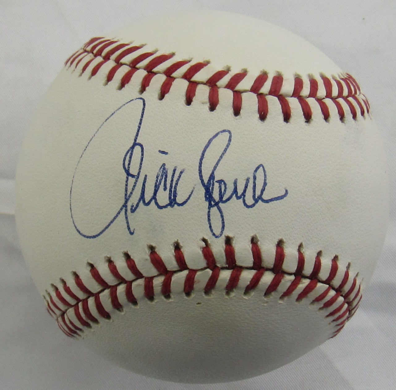 Ricky Jordan Signed Auto Rawlings Baseball B160 VIII - Image 1