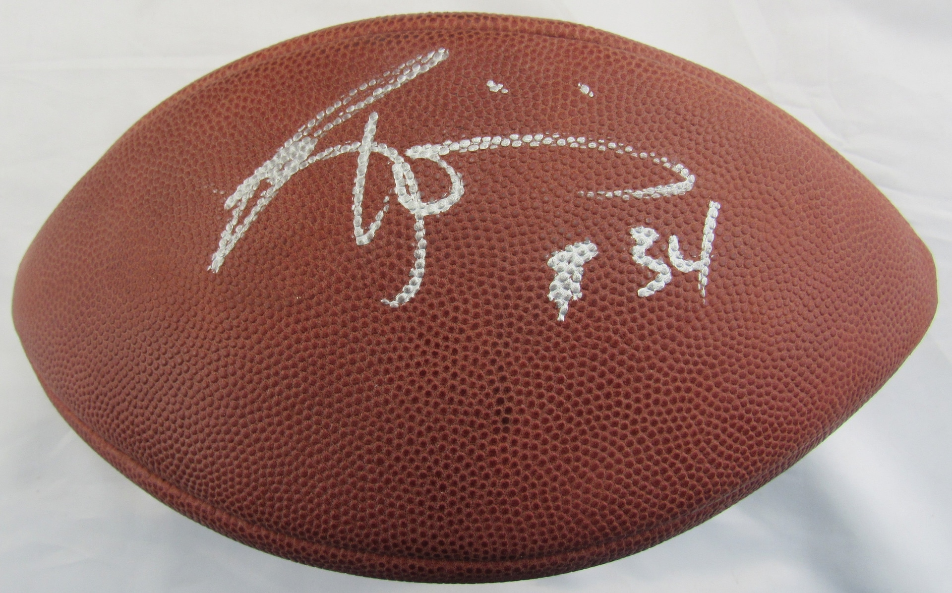 Ricky Williams Signed Wilson Paul Tagliabue Football PSA/DNA V94048 - Image 1