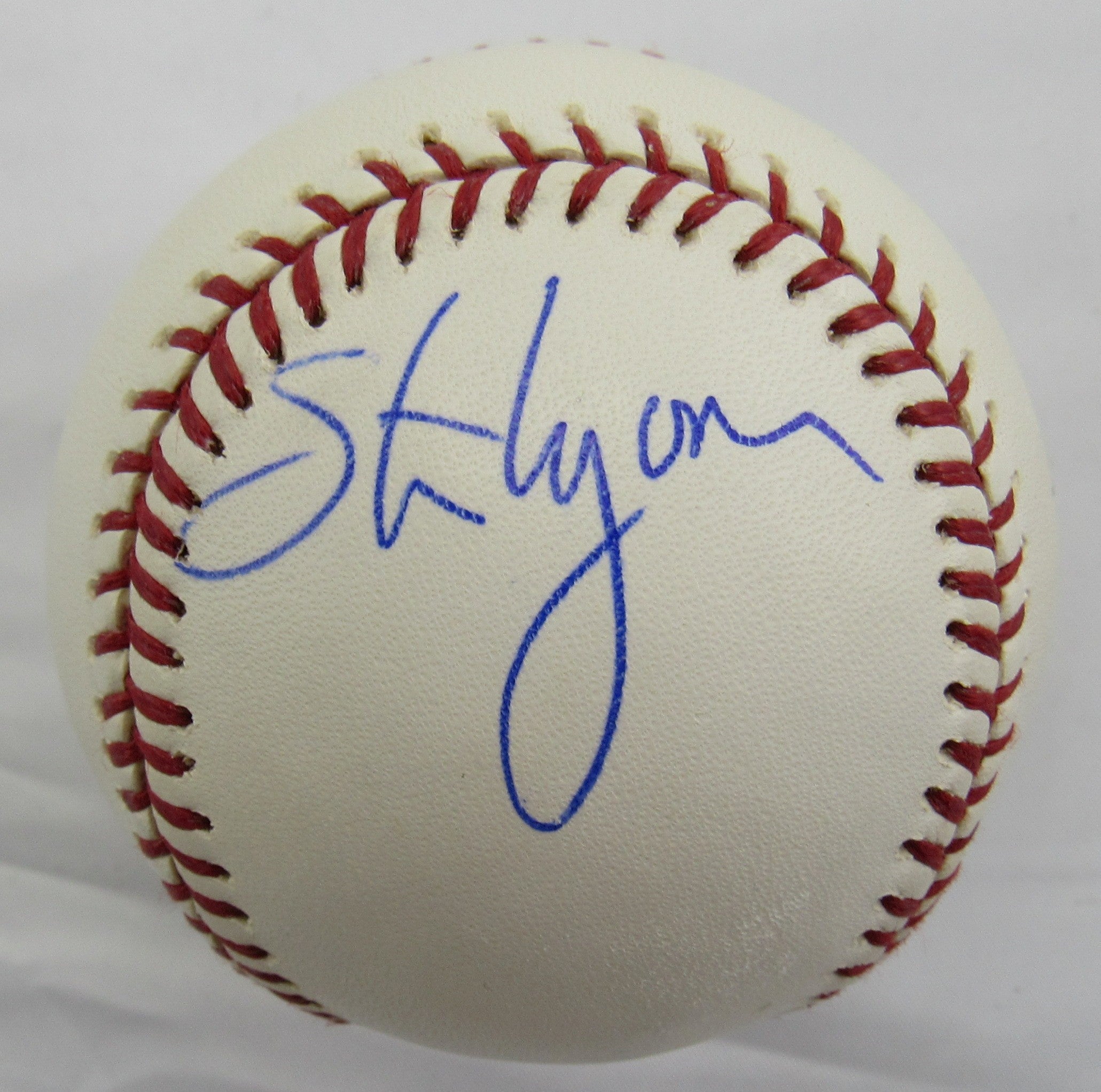 Steve Lyons "Psycho" Signed Auto Baseball B155 - Image 1